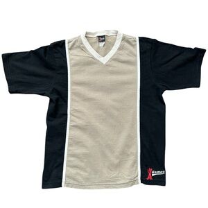 X Games Vintage 90s V-Neck Tshirt Made In USA